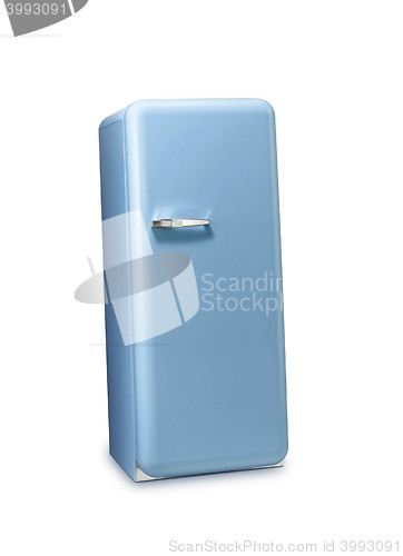 Image of Blue a retro the fridge