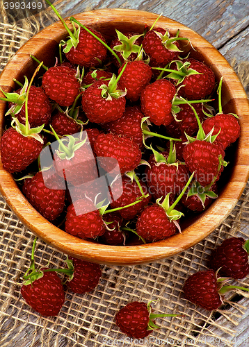 Image of Perfect Ripe Raspberries