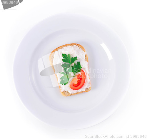 Image of toast with tomato