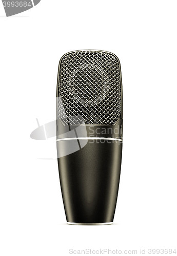 Image of Vintage microphone isolated on the white background