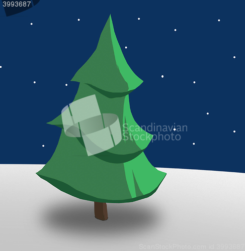 Image of Christmas tree