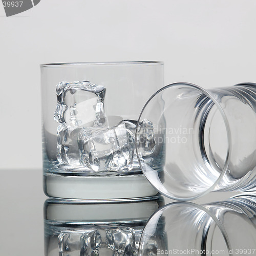 Image of glasses and icecubes