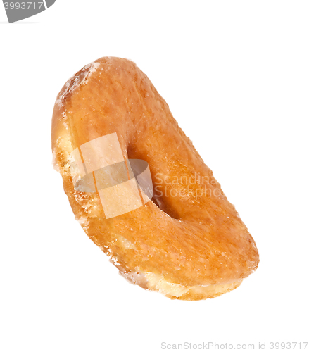 Image of classic donut isolated on a white background