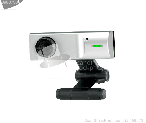 Image of web camera isolated on a white background