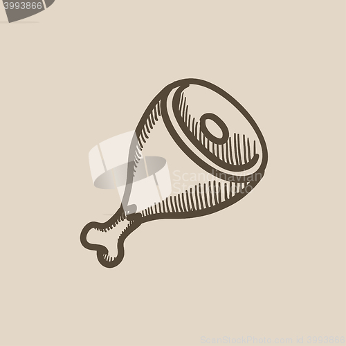 Image of Meat sketch icon.