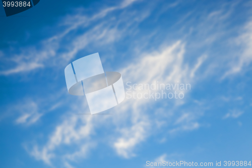 Image of photographed the sky with clouds