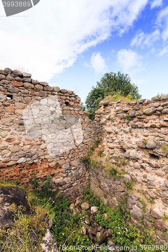 Image of ruins village of Krevo, Belarus.
