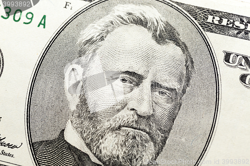 Image of American dollars, close-up