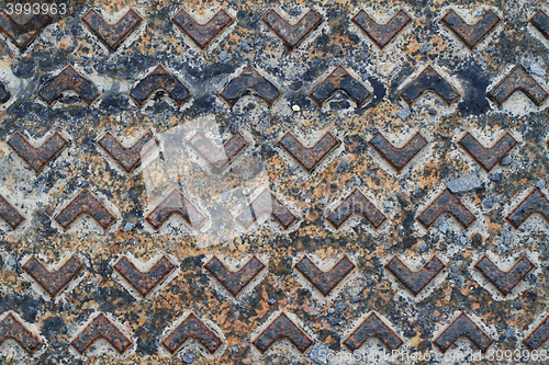 Image of old metal texture
