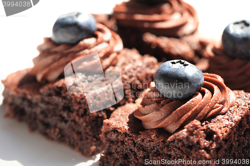 Image of fresh chocolate desserts