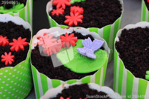 Image of fresh chocolate desserts