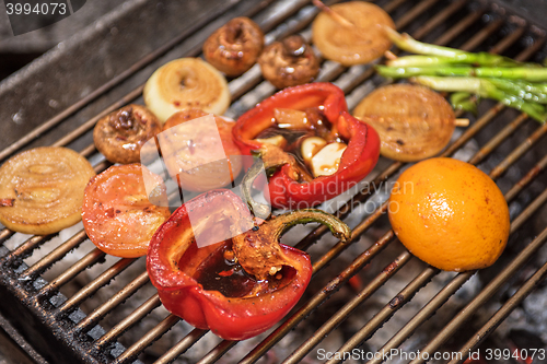 Image of Different grilled vegetable