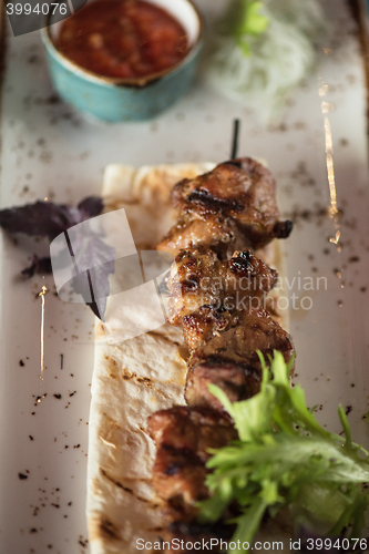 Image of Grilled kebab pork meat