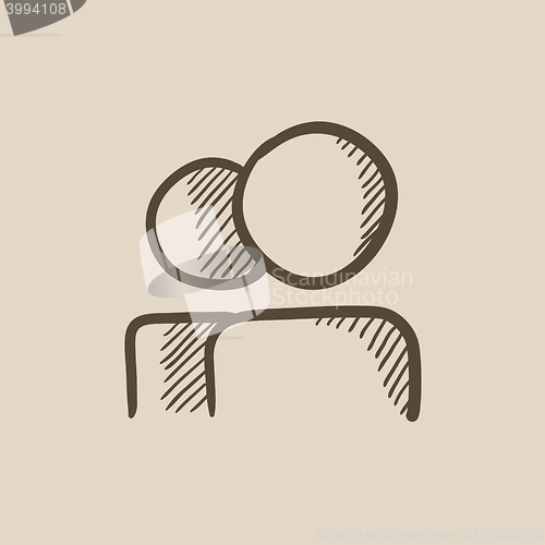 Image of People sketch icon.