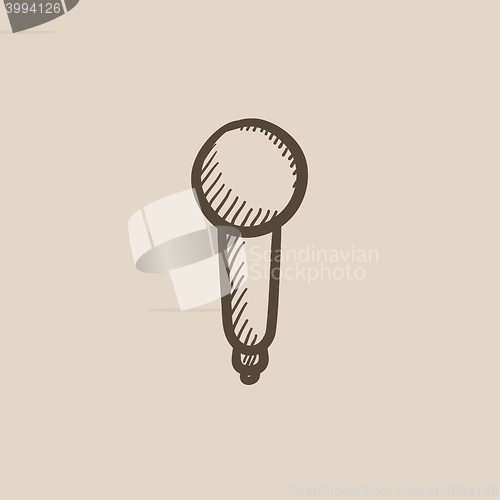 Image of Microphone sketch icon.