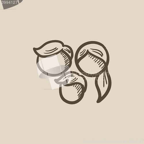 Image of Family sketch icon.