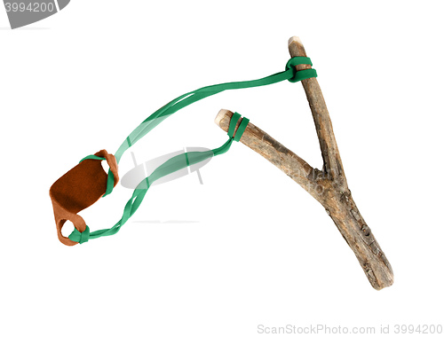 Image of slingshot on white