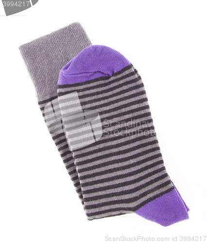 Image of Striped purple sock
