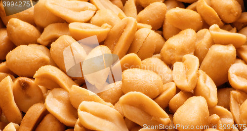 Image of Extreme close-up image of peanuts