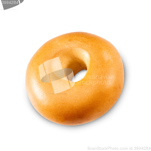 Image of Fresh Bagel Isolated on a White Background