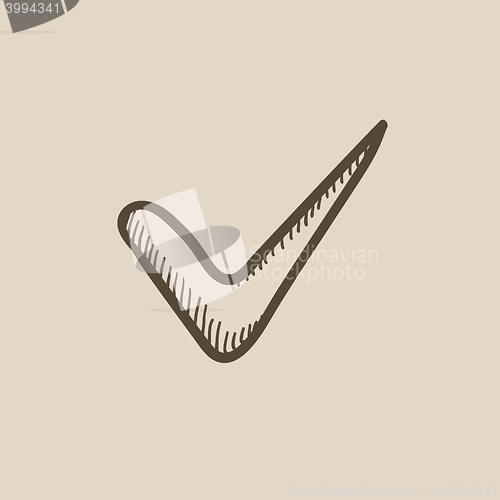 Image of Tick sketch icon.