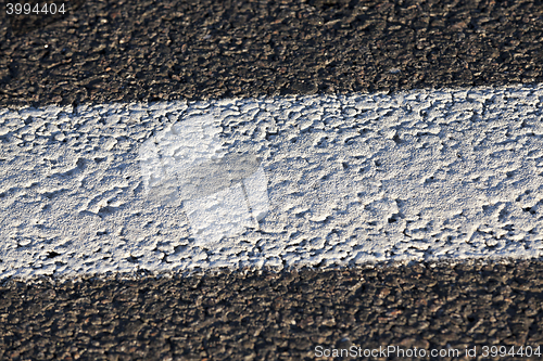 Image of road white stripes