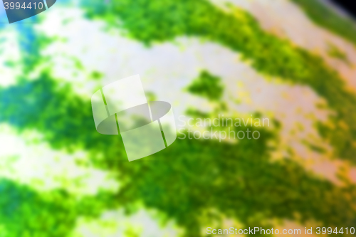 Image of green watermelon, defocus