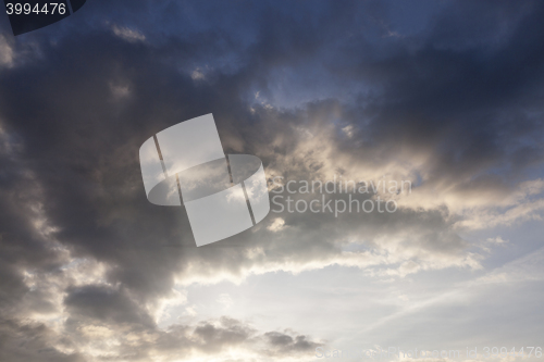 Image of photographed the sky with clouds