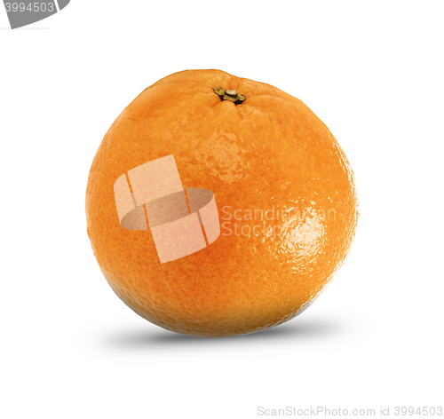 Image of tangerine isolated on a white background