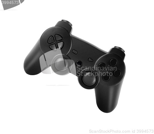 Image of Translucent black joypad over white