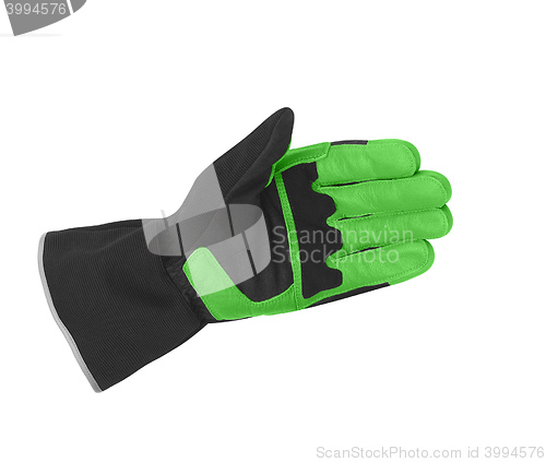 Image of Single winter glove isolated