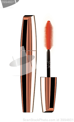 Image of mascara isolated on a white background