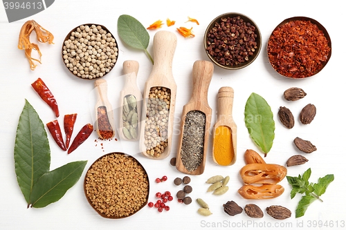 Image of Spices and herbs.