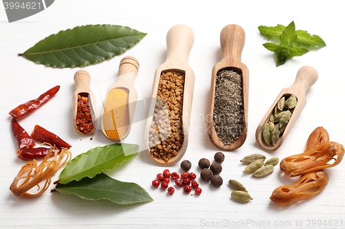 Image of Spices and herbs.