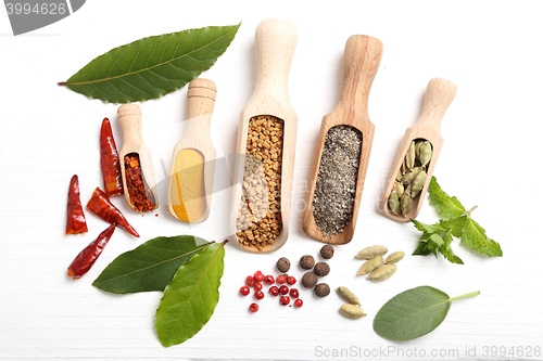 Image of Spices and herbs.