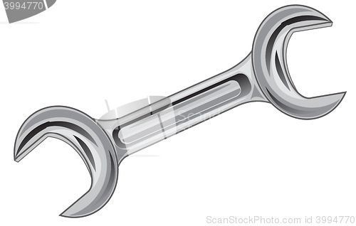 Image of Wrench on white background