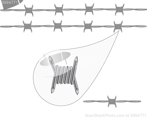 Image of Barbed wire