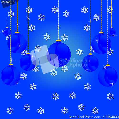 Image of Festive background from ball