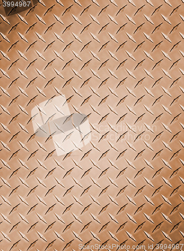 Image of old dirty and grungy diamond plate background