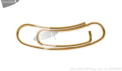 Image of paper clip isolated on white