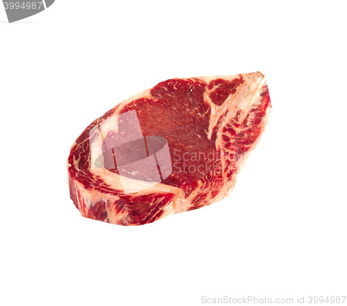 Image of Raw meat isolated on the white