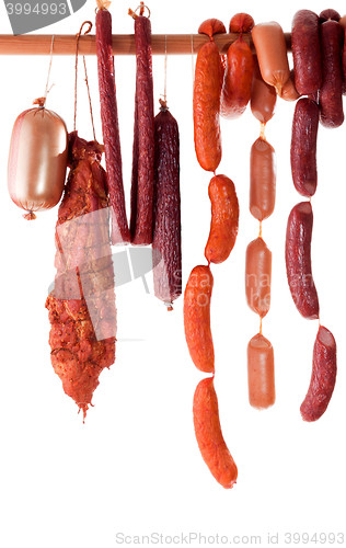 Image of hanging sausage