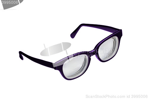 Image of glasses isolated on white background