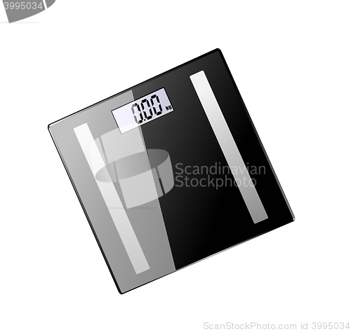 Image of Digital Bathroom Scale, Isolated