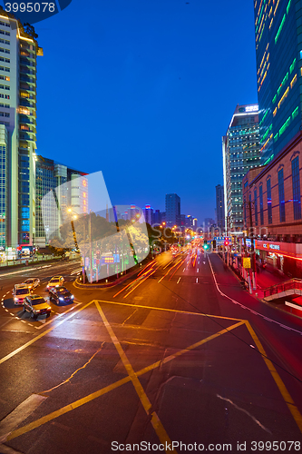 Image of Shanghai at night