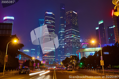 Image of Shanghai at night