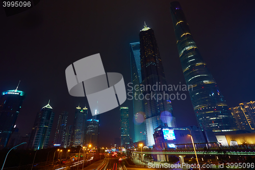 Image of Shanghai at night