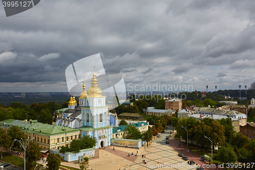Image of Kyiv, Ukraine - September 7, 2013: View of St. Mikhail\'s minster chapel.