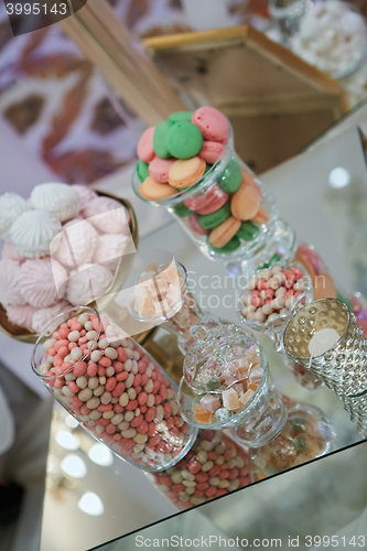 Image of Dessert table for a party.