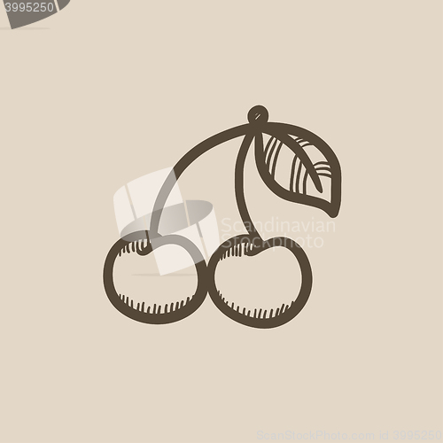 Image of Cherry sketch icon.